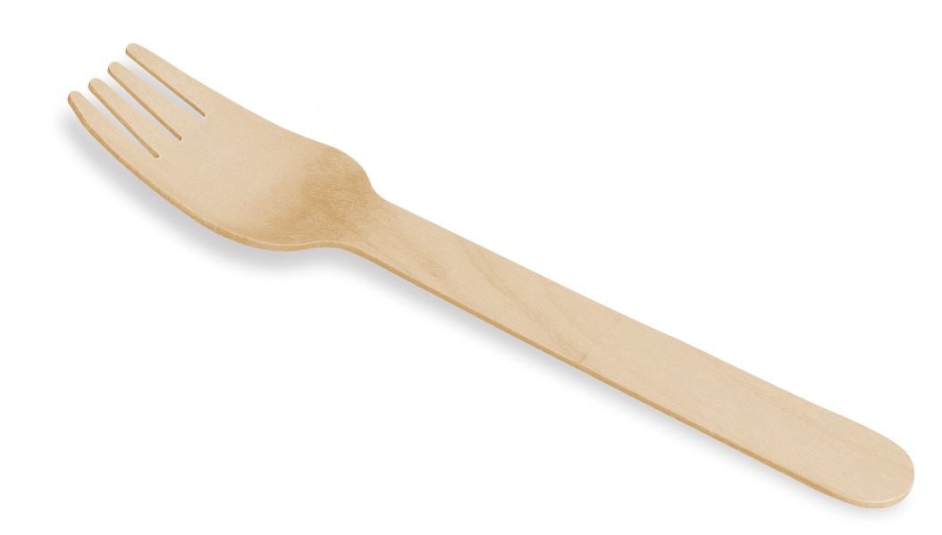 Gabel aus Birkenholz 160 mm