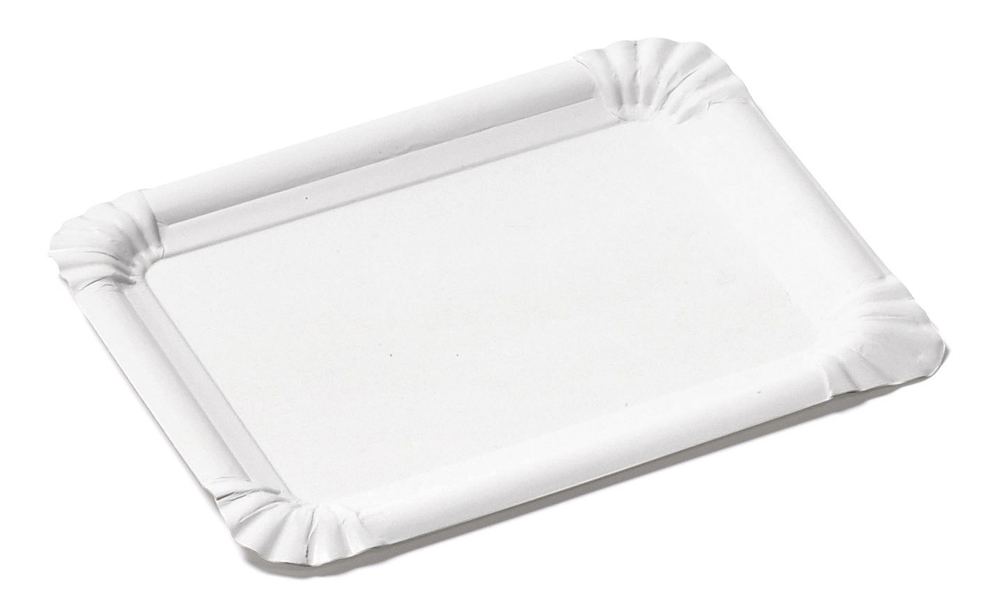Pappteller 16,5x23 cm faserfrei