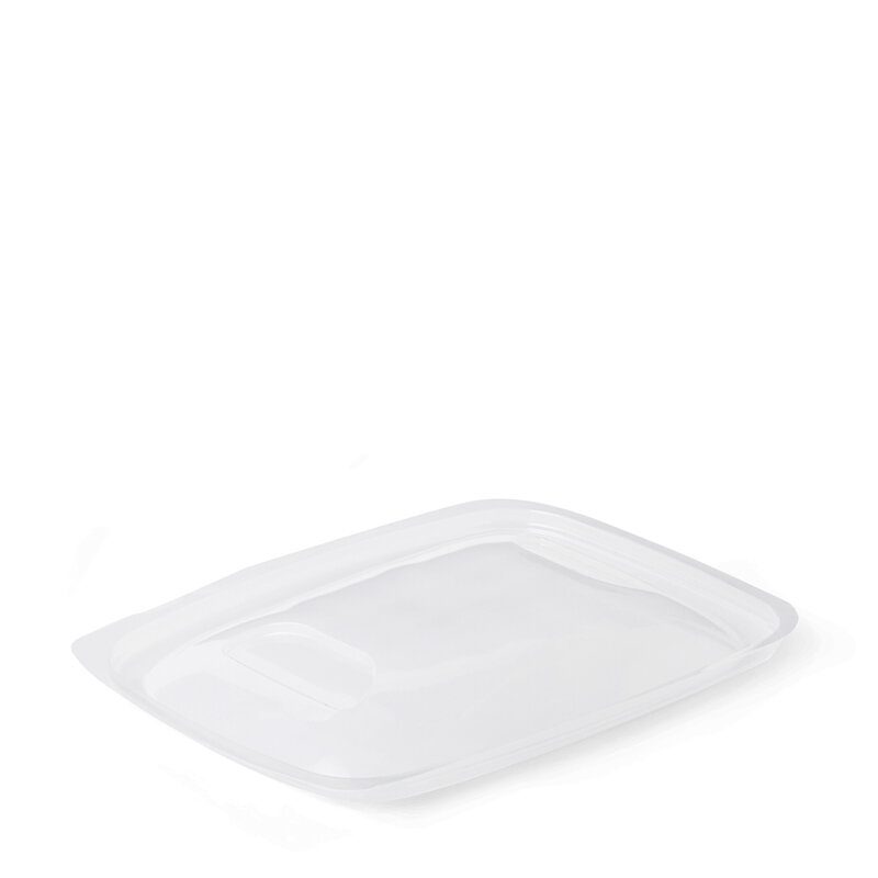 Deckel für Mehrweg -Schale, transparent 227x175x25 mm