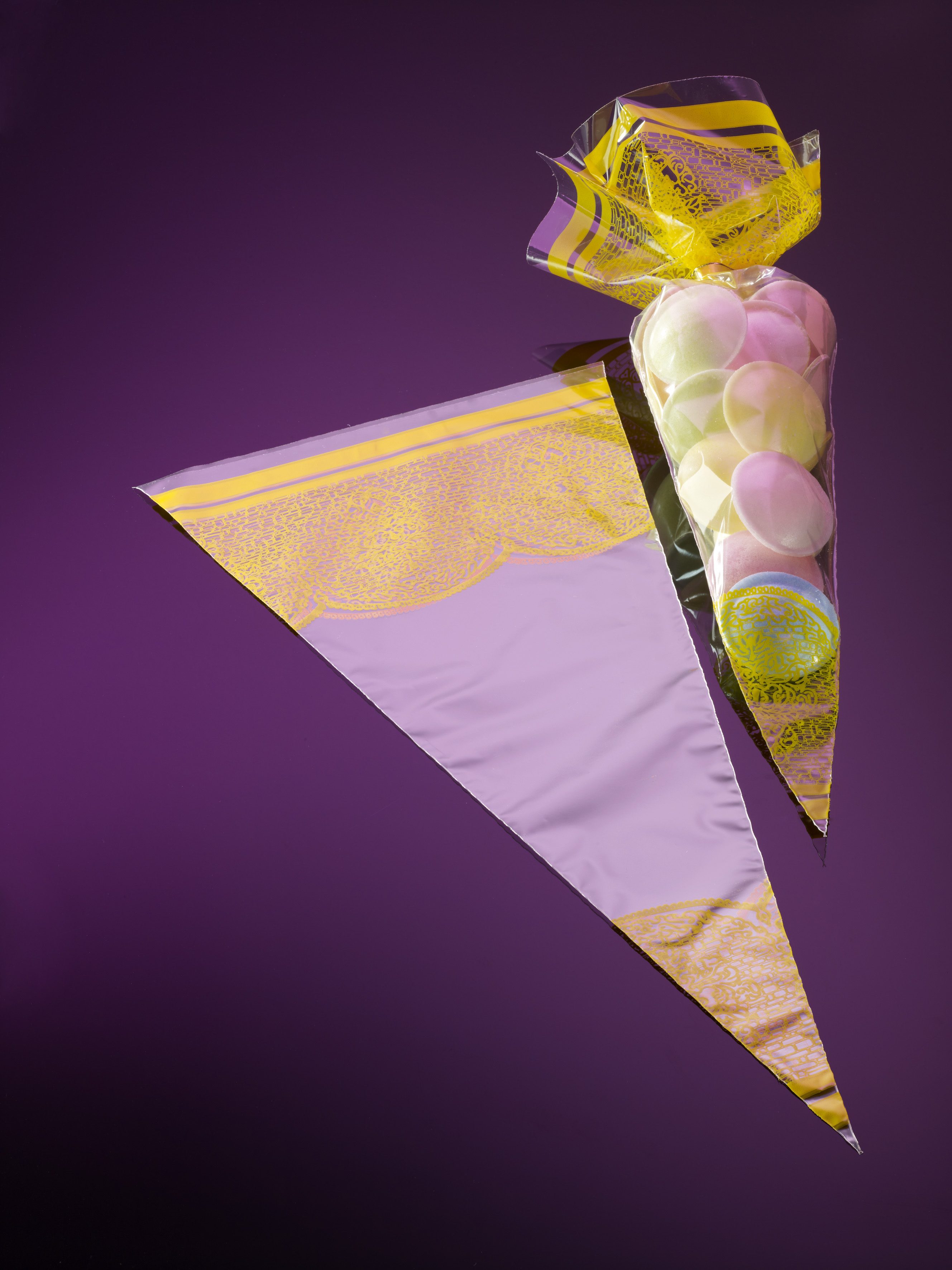 Zellglas-Polypropylen-Spitztüten 180x310 mm