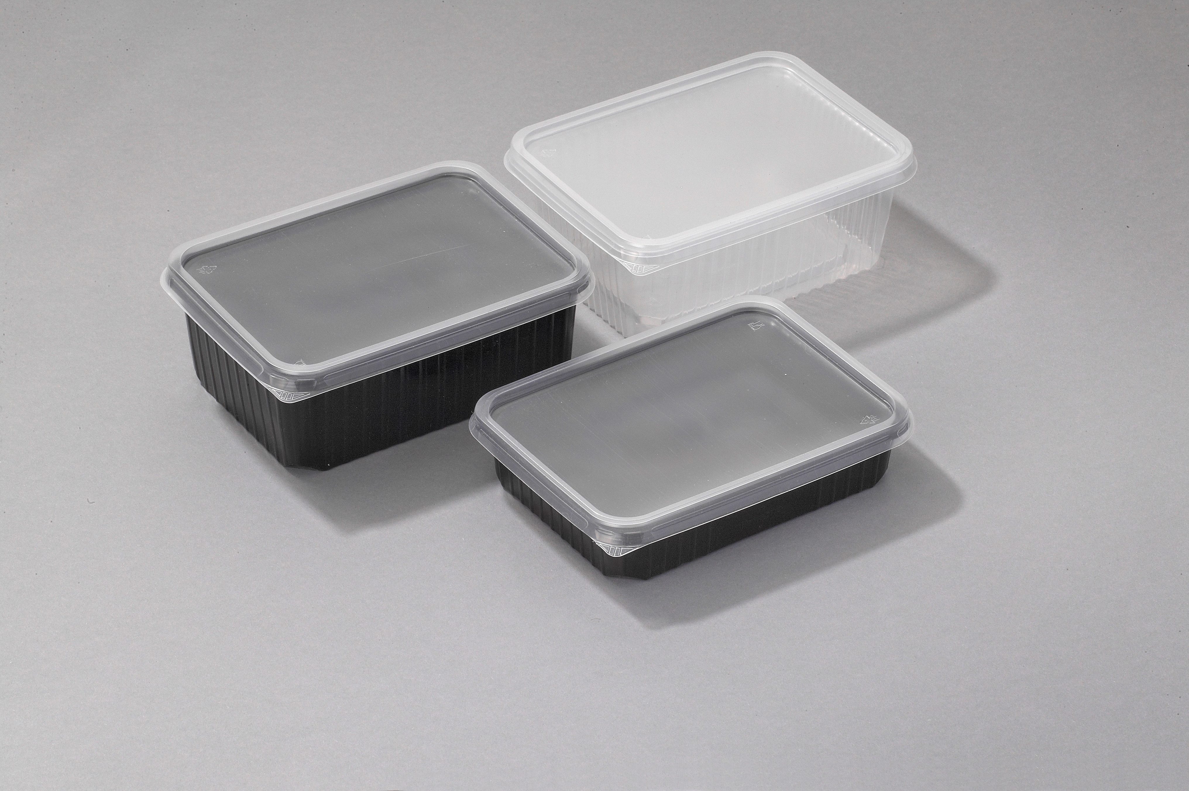 Uni-Rechteckschale 1000 g, glasklar/PP/180x133x66