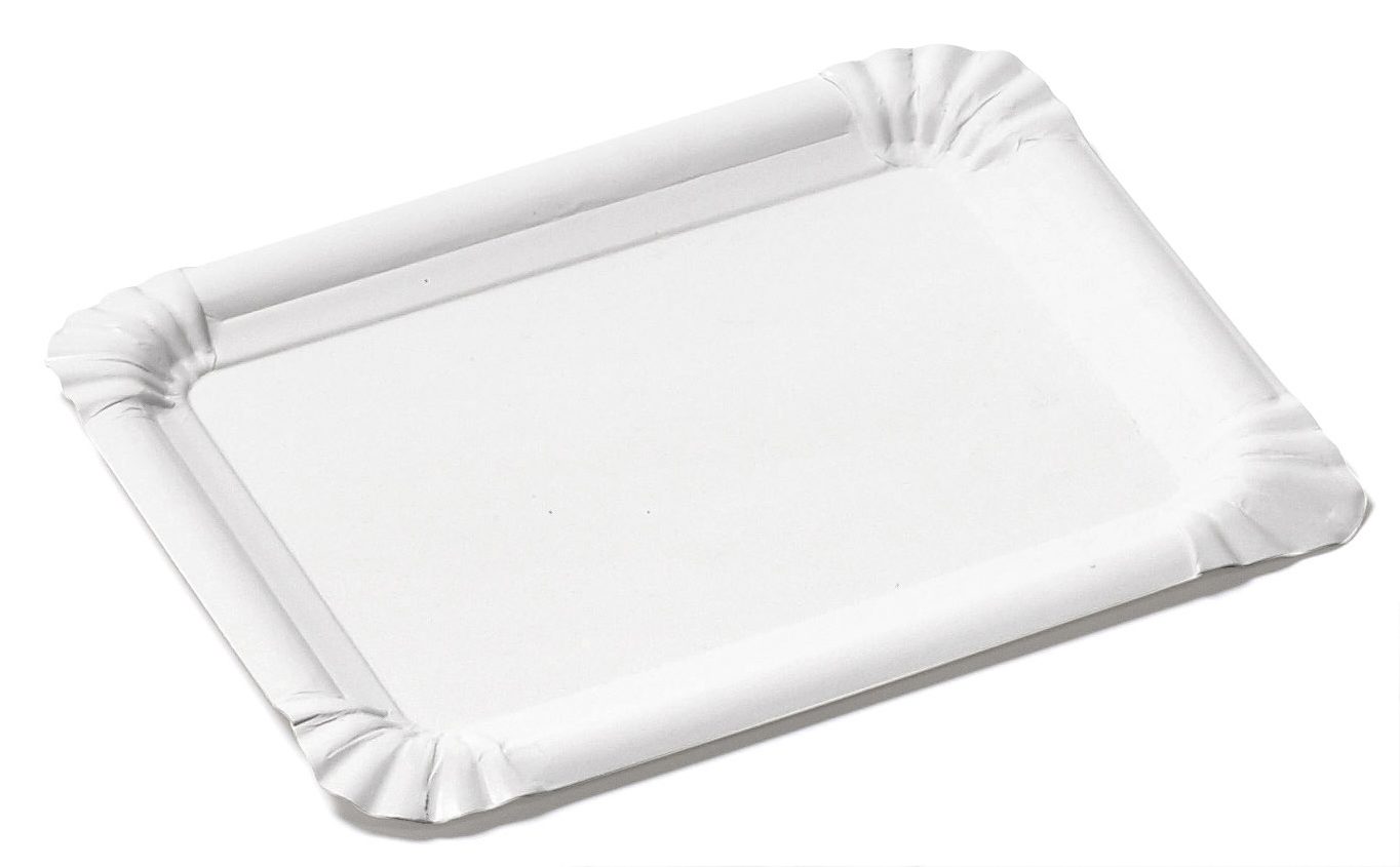 Pappteller 16x20 cm faserfrei