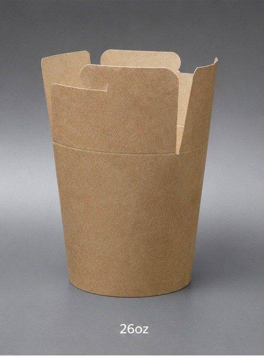 Dönerboxen Kraftpapier 26OZ, 710 ml