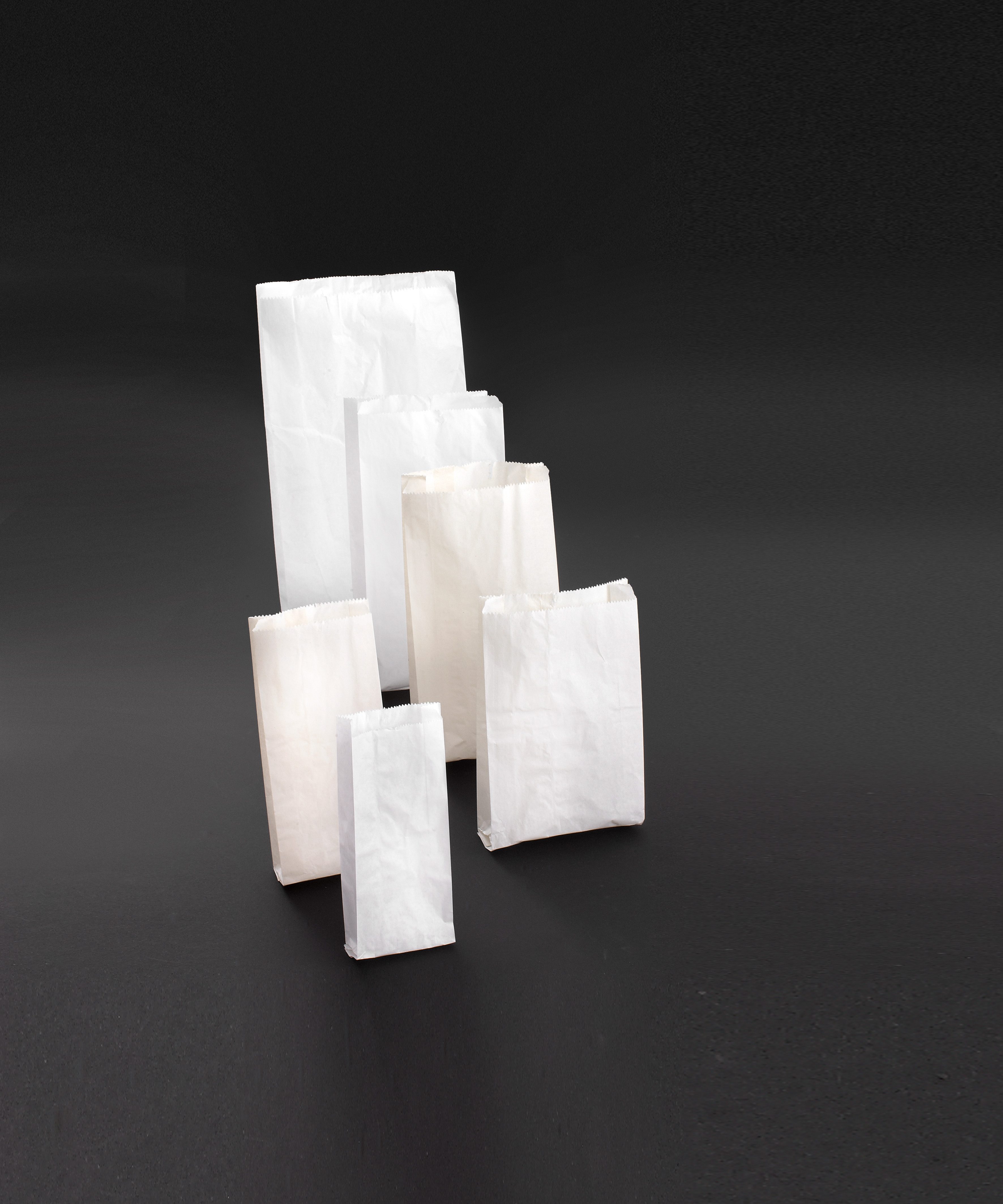 Bäckerbeutel WZ 423, 35 g, 14+6x35 cm, weiß, o. D.