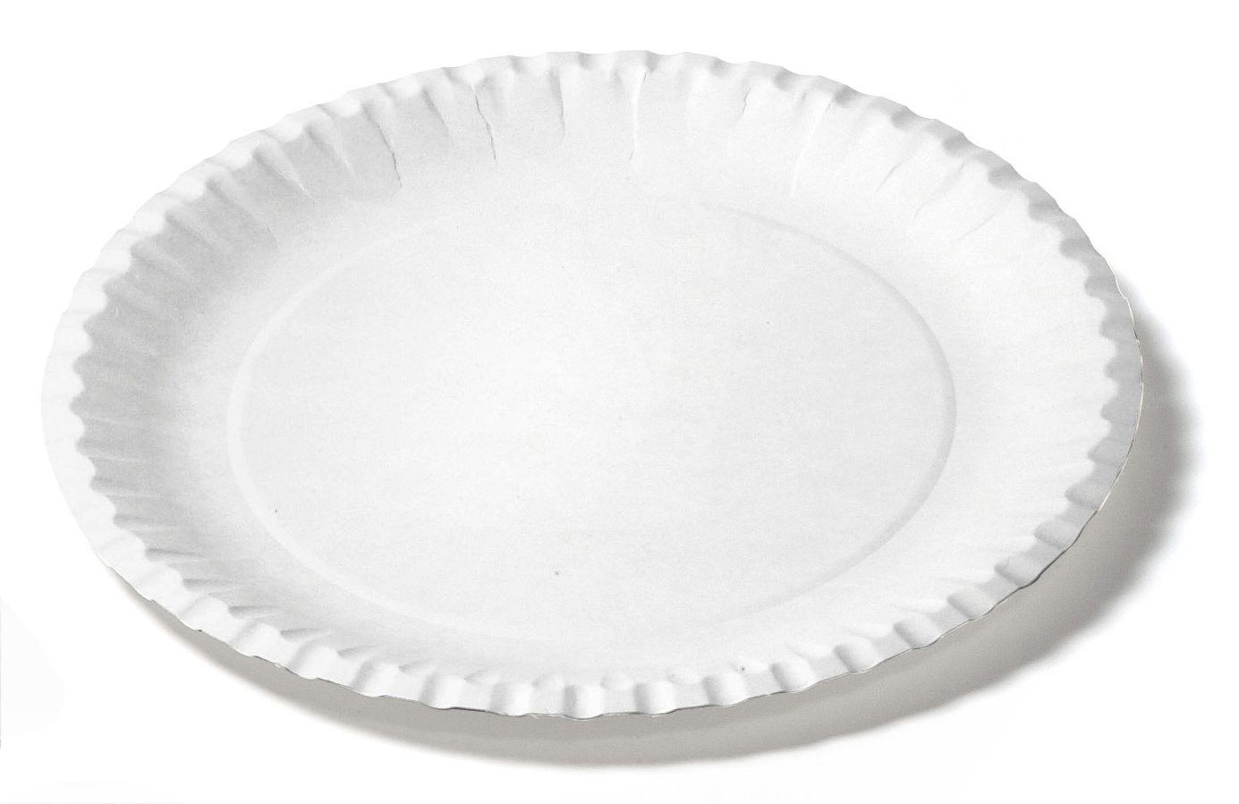 Pappteller rund, Ø 23cm, weiss