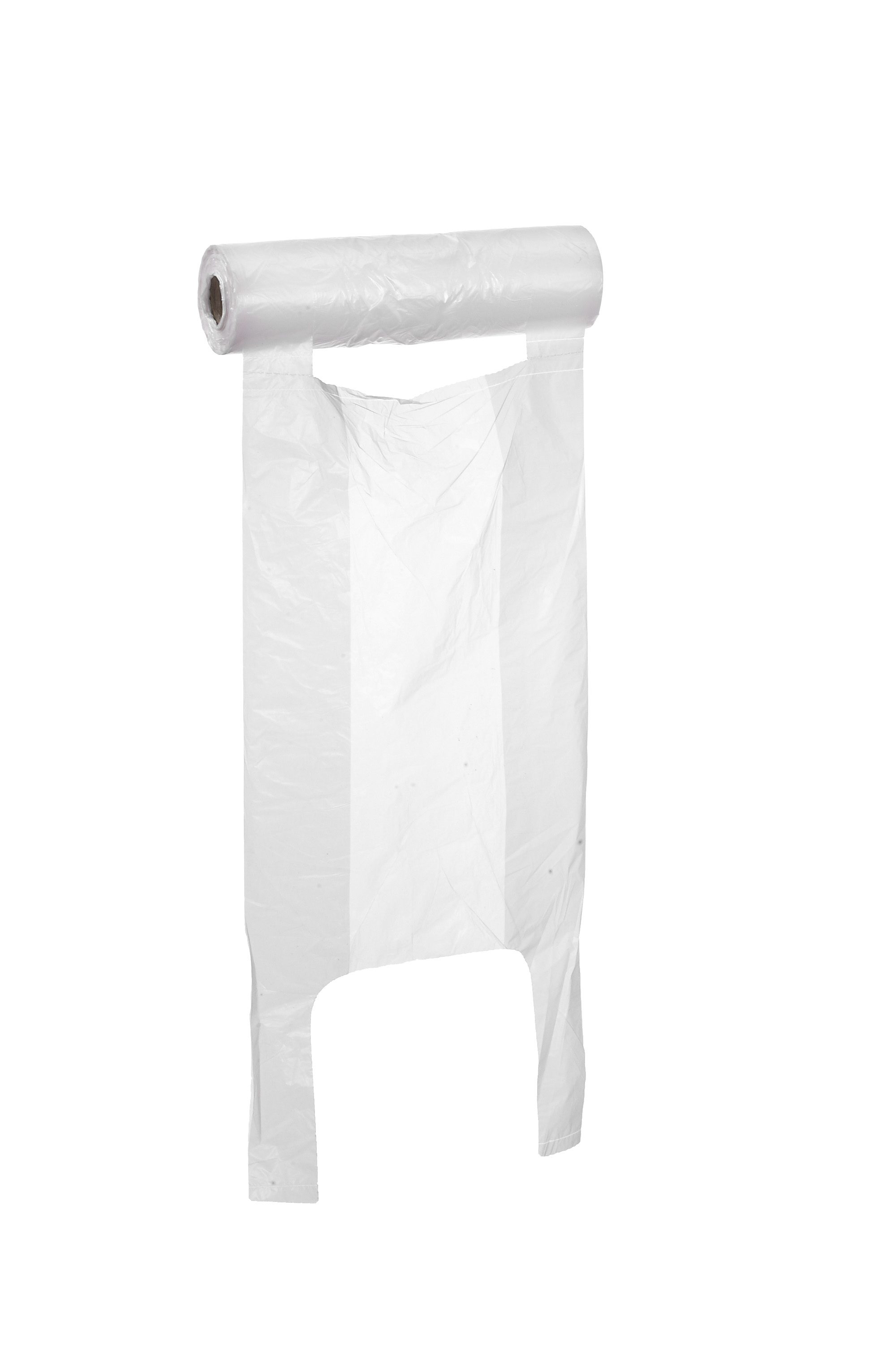 HDPE Knotenbeutel/Rolle, 220+120x470 mm, extra stark