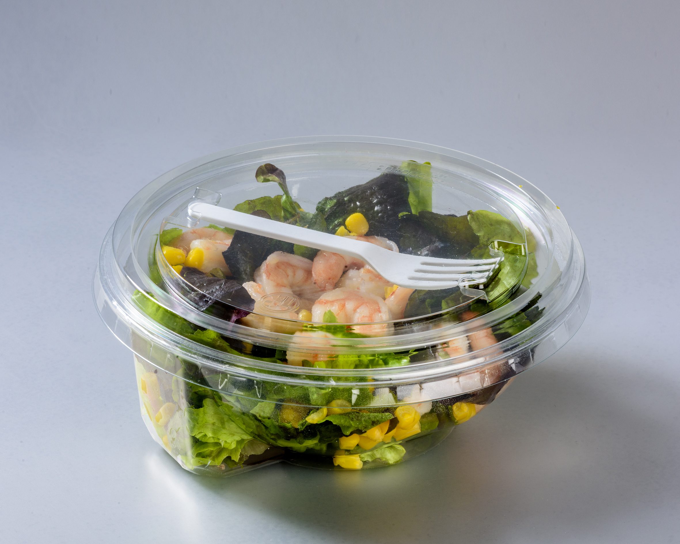 Salatschalen-Deckel COO401 rund, 100% recyclable