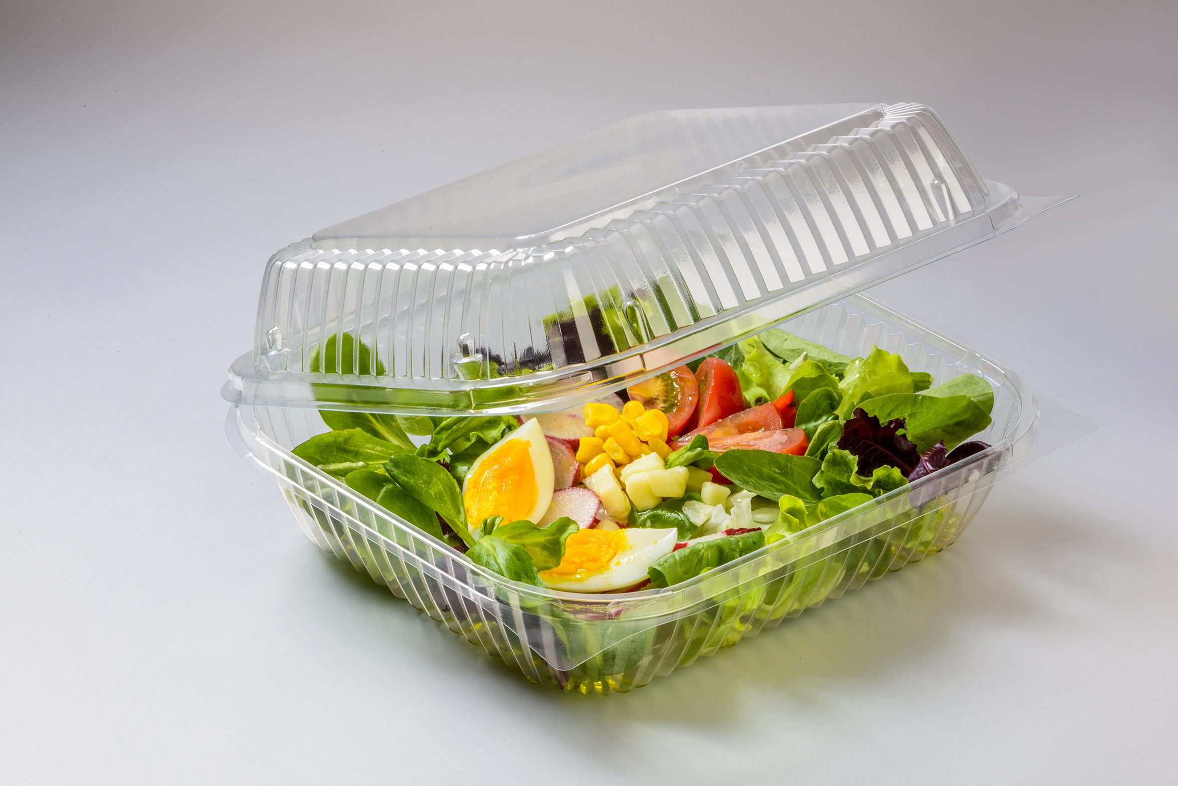 Salatschalen VOO494 transparent 375 ml, 100% recyclable